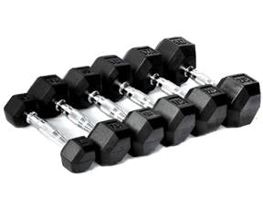 New Apollo Athletics 5 LB Rubber Dumbbell