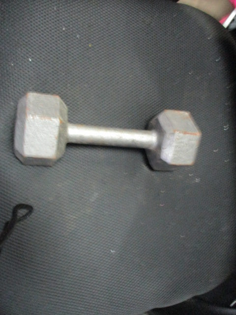 Used Cast Iron 10 LB Dumbbell