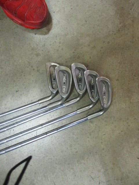 Used Ping Eye 2 Black Dot Iron Set 4-9 (Missing 5 Iron)