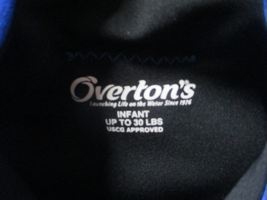 Used Overton's Life Jacket Youth Size Infant