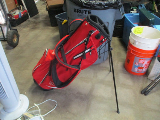 Used IZZO Red Stand Golf Bag