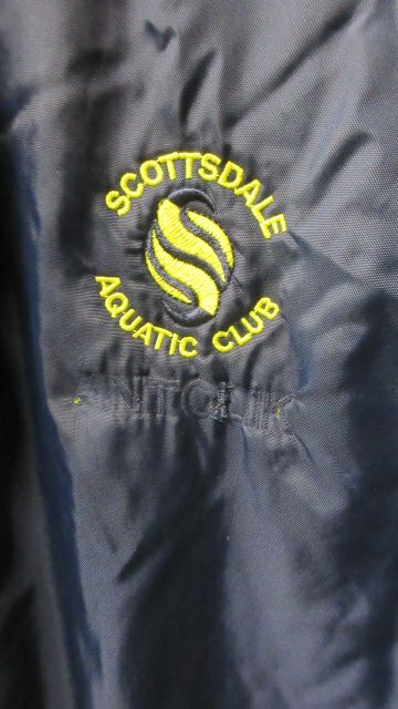 Load image into Gallery viewer, Used Area Scottsdale Aquatic Club Swim Parka Adult Size Large
