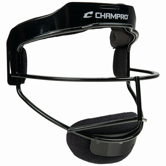 New Champro Sentry Fielder's Face Mask - Black - Youth