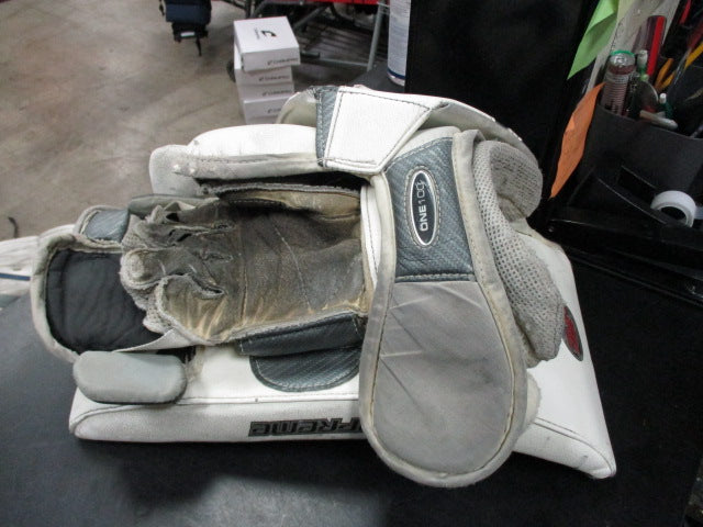 Load image into Gallery viewer, Used Bauer Supreme One100 Goalie Blocker Size Senior - Glove Has Wear
