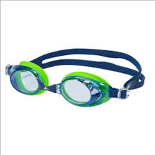 New Leader Relay Swim Goggles Blue/Green Adult