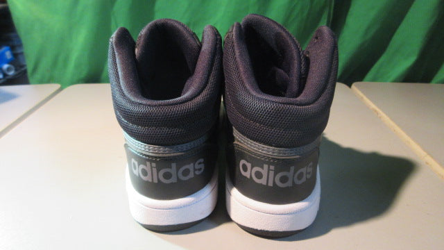 Load image into Gallery viewer, Used Adidas Hoops 3.0 Mid K &#39;Core Black’ Youth Size 5
