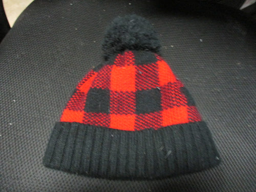 Used Plaid Knit Hat