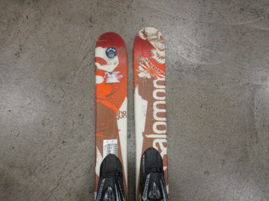 Used Salomon Shogun Jr 110cm Skis With Salomon Bindings