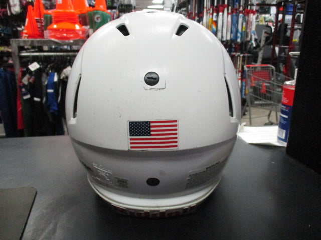 Load image into Gallery viewer, Used 2022 Riddell Speed Classic Youth Large White Football Helmet
