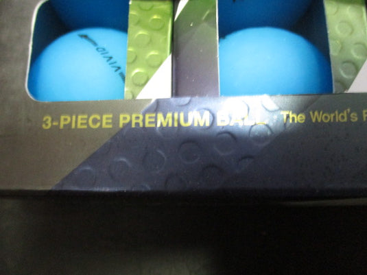 Volvik Vivid Matte Blue Dozen Golf Balls