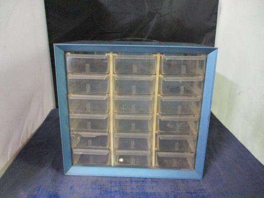 Used Vintage Akro-Mills 16 Drawer Cabinet Organizer