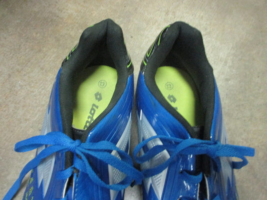 Used Lotto Blue Soccer Cleats Size 13 Men's