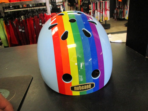 Used Nutcase I Love My Brain Bicycle Helmet