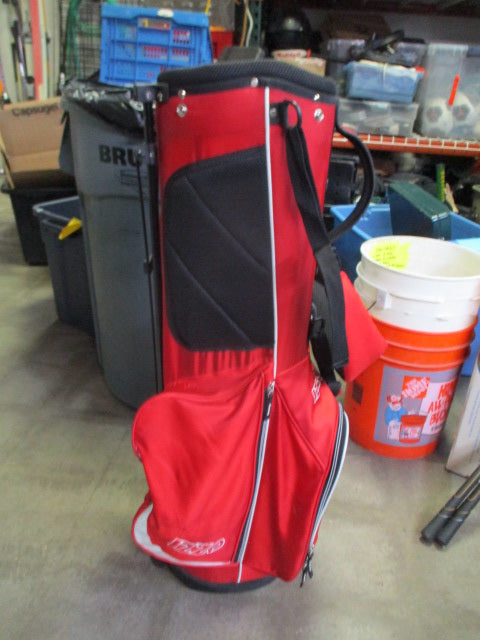 Used IZZO Red Stand Golf Bag