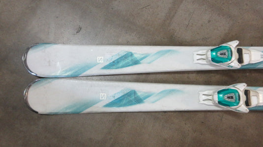 Used Salomon Kiana Constellation Series Downhill Skis w/ Salomon Bindings 144cm