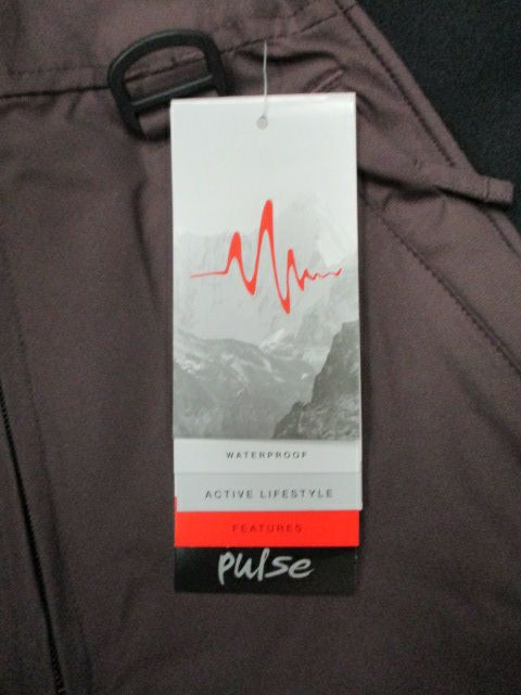 New Pulse Overland Snow Bib Adult Size Small - Black Cherry