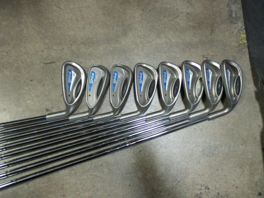 Used Ping G2 Black Dot Iron Set 3-9 ,Pitching Wedge Sand Wedge - RH