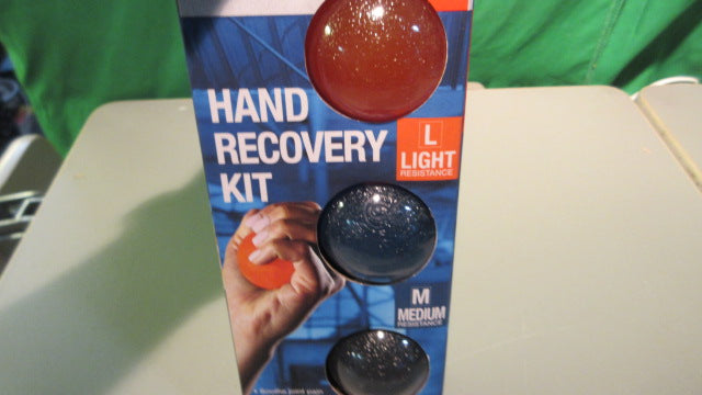 Load image into Gallery viewer, SPRI 3 Pack, Hand Recovery Kit, Color Coded, Light, Medium, Firm Resistance
