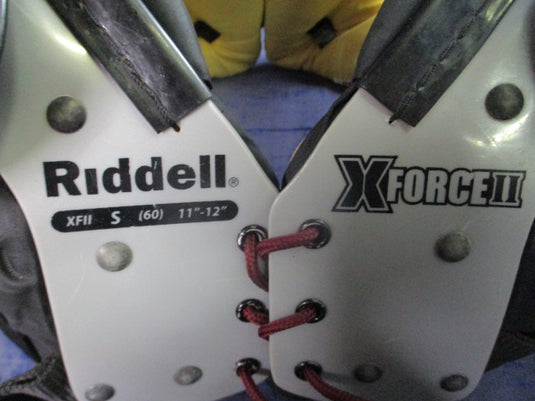 Used Riddell X Force II Shoulder Pads Youth Size Small 11