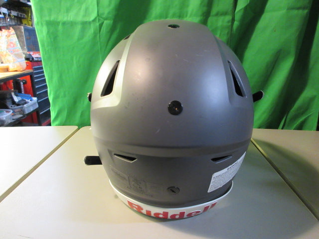 Load image into Gallery viewer, Used Riddell Speed Flex Grey Youth XL Football Helmet -Initial Season 2021
