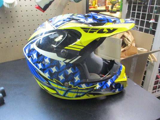 Used Fly Racing Kinetic Flash MX Helmet Size Small 55-56cm