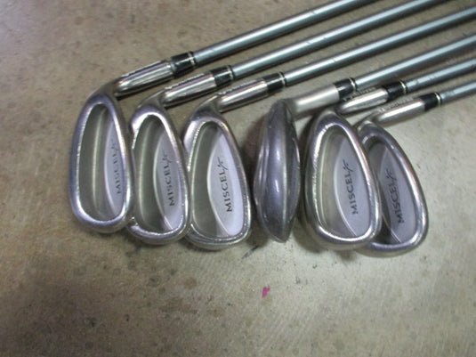 Used Taylormade Miscela Right Hand Ladies Iron Set 6-Pitch Wedge, Sand Wedge