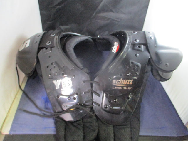 Load image into Gallery viewer, Used Schutt Y Flex 5.2 Shoulder Pads Youth Size Large 14-15&quot;
