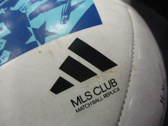 Load image into Gallery viewer, Used Adidas MLS Club Size 3 Soccer Ball
