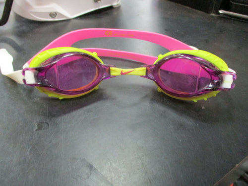 Used Nike 703713 Purple Adult Sized Swim Goggles