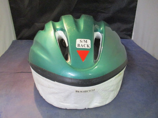 Used Pro Rider Green Bicycle Helmet Size S/M