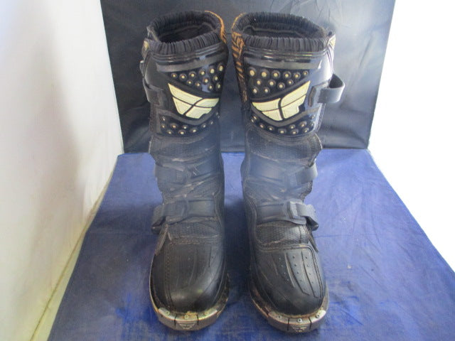 Load image into Gallery viewer, Used Fly Racing Maverik Motorcross Boots Youth Size 5 - wear
