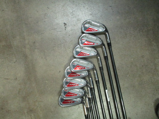 Used Women's Adams Golf XTD3 8-Piece Iron Set 4-9, PW, GW