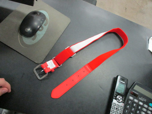 Used Youth Red Baseball Belt