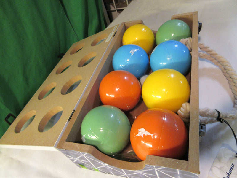 Load image into Gallery viewer, Used Tommy Bahama Bocce Ball Set w/ Case
