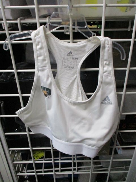 Load image into Gallery viewer, Adidas Ohio Bobcats Alphaskin Sports Bra Size Medium
