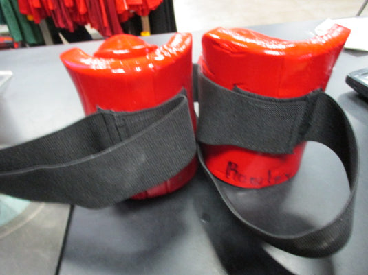 Used AAMA Red Martial Art Foot Protector