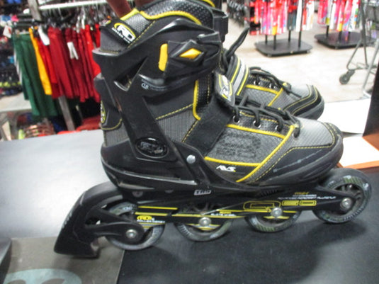 Used Roller Durby Q60 Gold 7 Size 5 In-Line Roller Skates