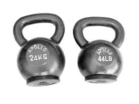 Apollo Athletics 8 KG (18 lbs) Cast Iron Kettlebell