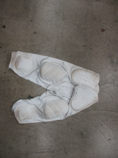 Used McDavid Adult XL White 7-Pad Football Pants - Stained