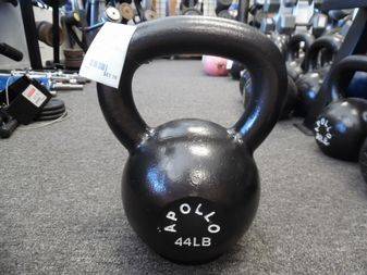 Apollo Athletics 20 KG (44 lbs) Cast Iron Kettlebell