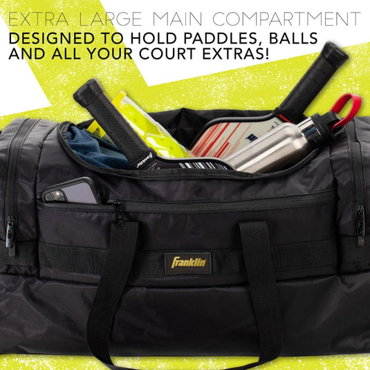 New Franklin Elite Pickleball Duffle Bag - Black