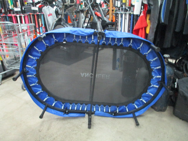 Load image into Gallery viewer, Ancheer Foldable Rebounder Trampoline w/ Hand Rail
