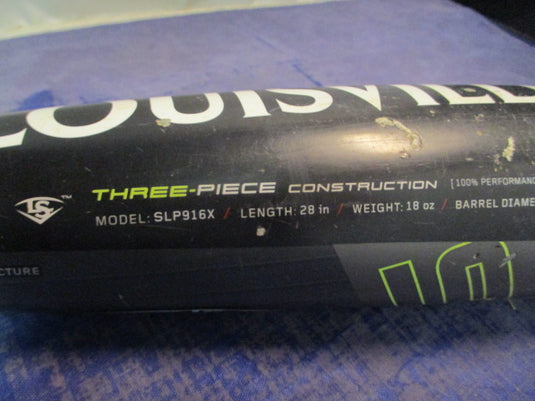 Used Louisville Slugger Prime 916 28" (-10) USSSA Composite Bat