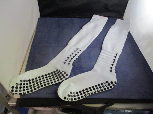 New Grip Soccer Socks - White - OSFM