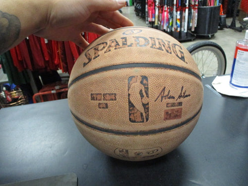 Used Spalding Silver Series Size Unknown Basketball