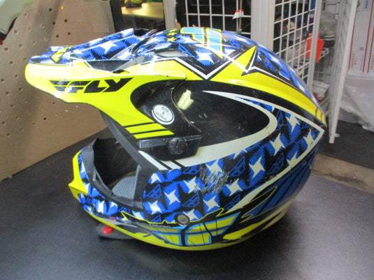 Used Fly Racing Kinetic Flash MX Helmet Size Small 55-56cm