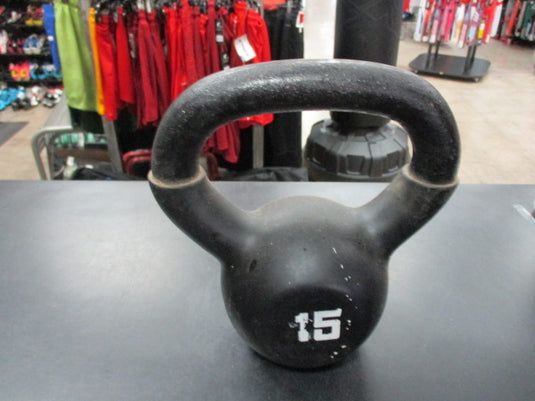 Used 15 LB Neoprene Kettlebell