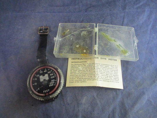 Used Vintage 1965 Healthways Dive Meter Watch