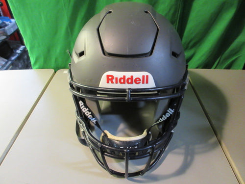 Used Riddell Speed Flex Grey Youth XL Football Helmet -Initial Season 2021