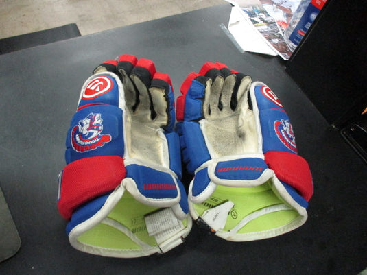 Used Warrior Alpha Junior 11" Hockey Gloves